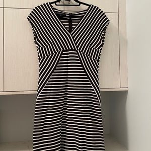 Black & White Stripe Periphery Dress